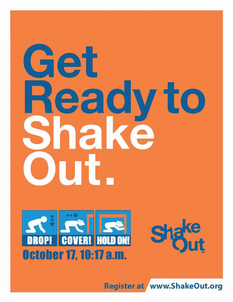 Great ShakeOut poster